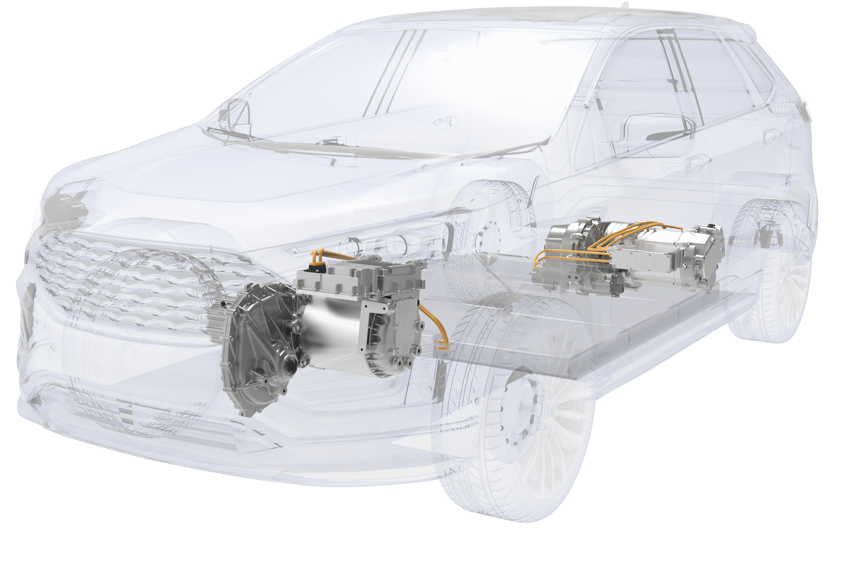 Light vehicle with TM4